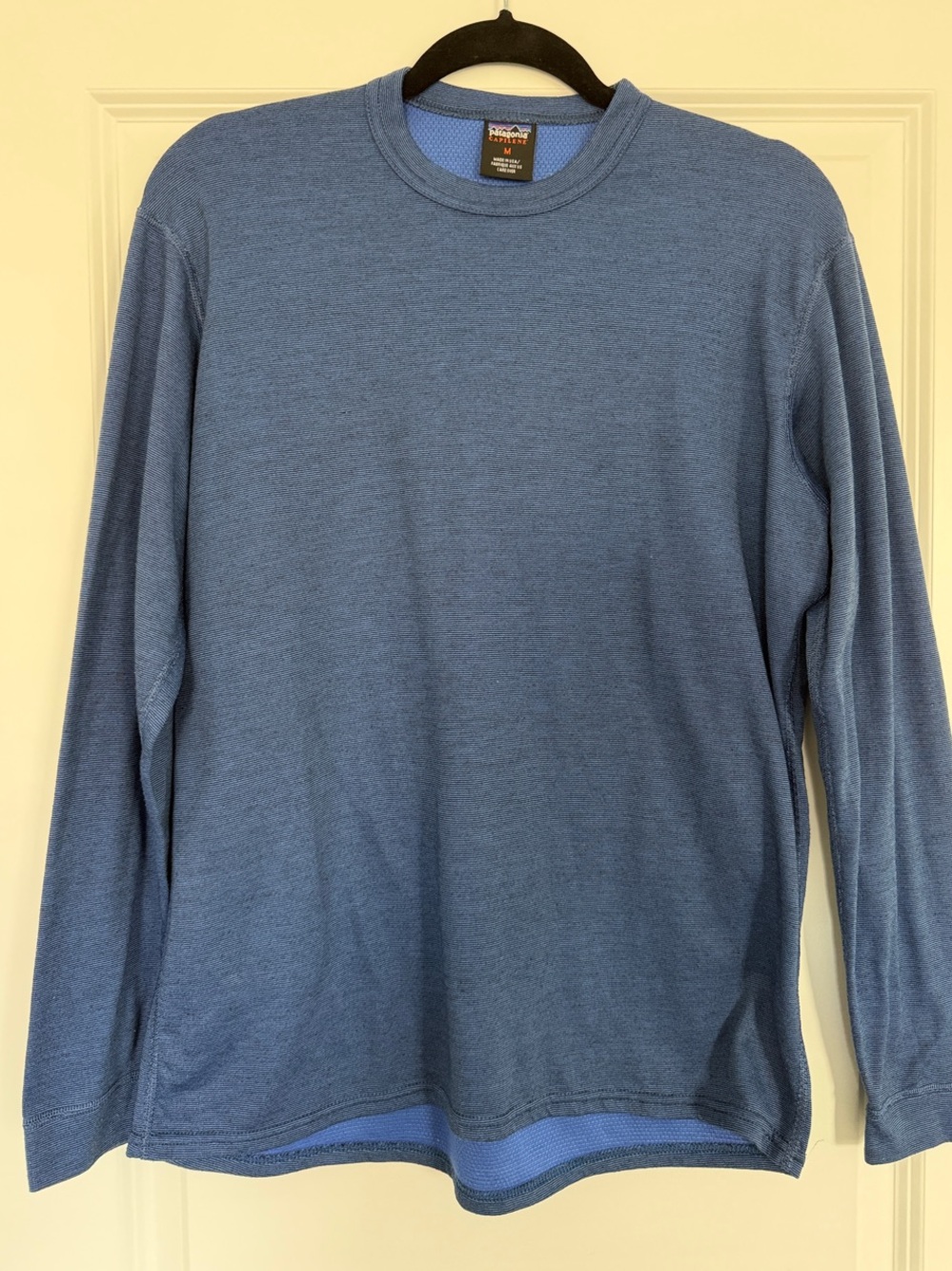 Patagonia Capilene Men’s Long-Sleeve Crewneck Shirt - Blue